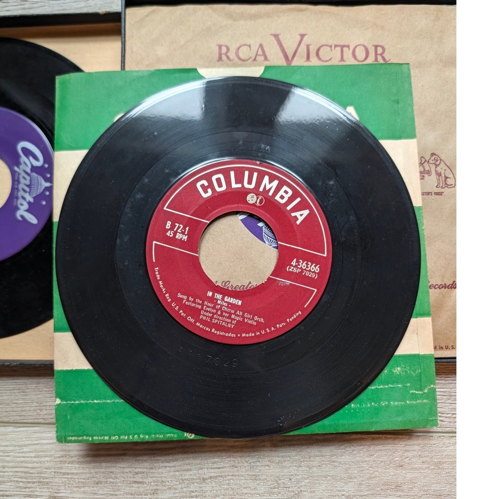 Phil Spitalny Hour of Charm All Girl Orchestra In The Garden 45 RPM Columbia